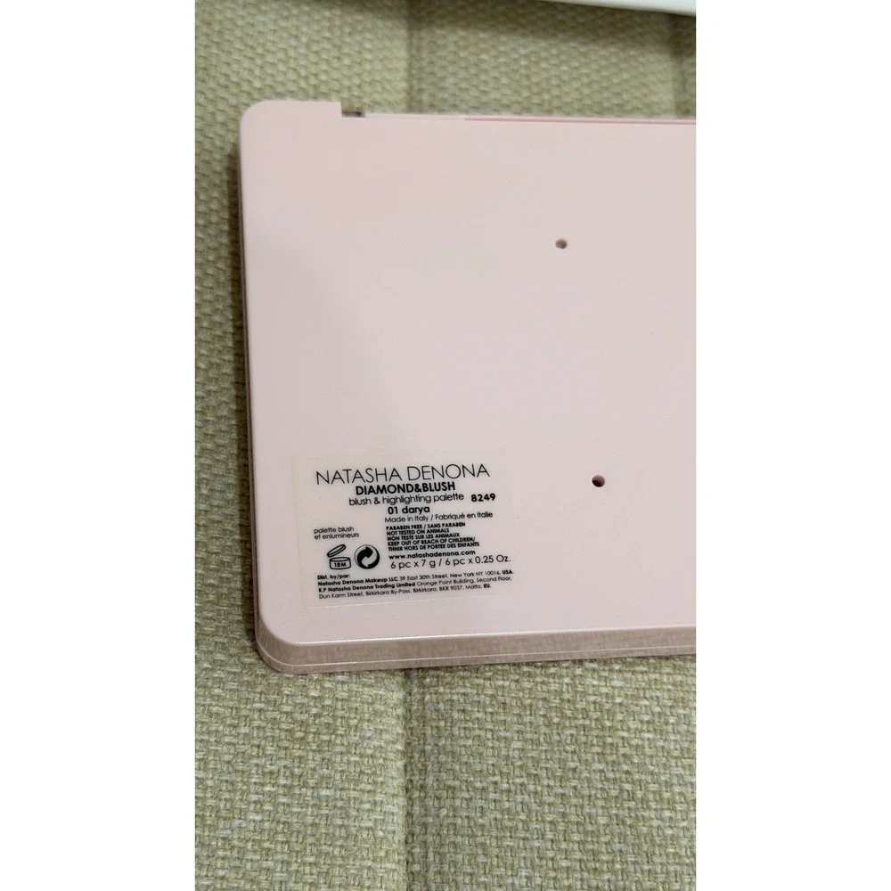 Natasha Denona Diamond & Blush Palette 01 Darya 6-Pan Highlighting Blush Palette
